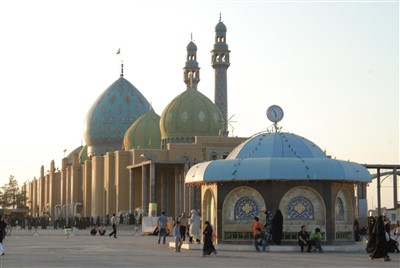نمایی بسیار زیبا از مسجد جمکران